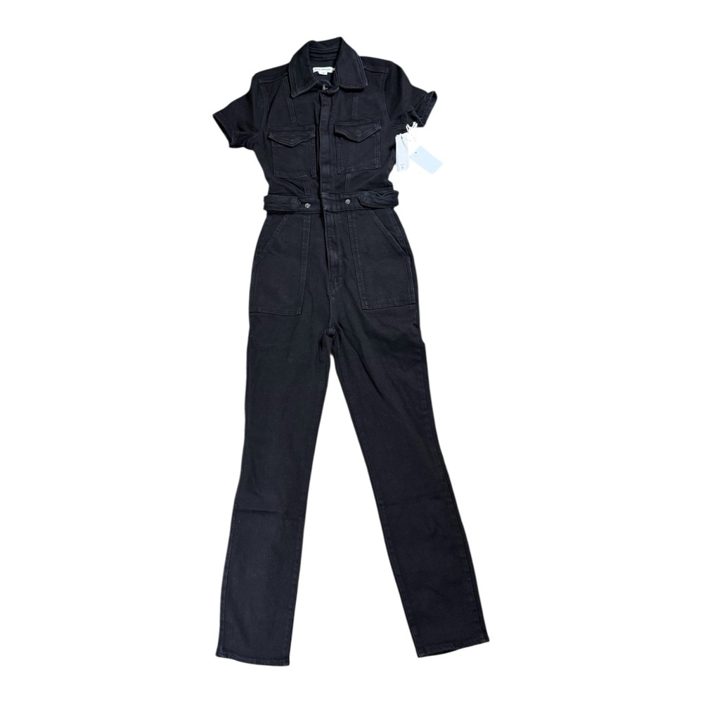NWT Good American Fit For Success Black Jumpsuit Size XS